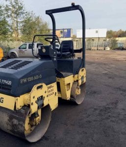Bomag 120cm Twin Drum Road Roller Hire in Derby